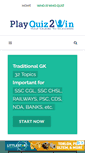 Mobile Screenshot of playquiz2win.com